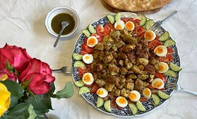 طرز تهیه کباب بادمجان به یک روش متفاوت و تازه (فیلم)