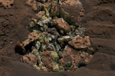 فضاپیمای ناسا در مریخ گوگرد خالص کشف کرد