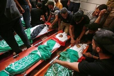 افزایش آمار شهدای حمله هوایی امروز اسرائیل به غزه