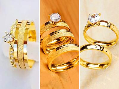 جدیدترین مدل های حلقه تک نگین طلا؛ انتخاب‌ بی‌ نظیر برای نامزدی و عروسی + عکس