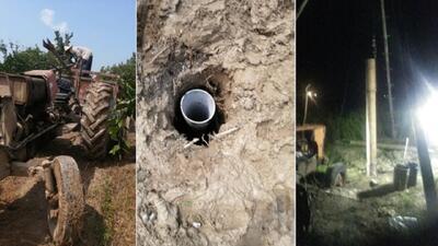 توقف عملیات حفر ۲ چاه غیرمجاز با گزارش مردمی