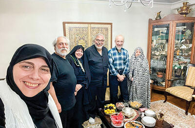 یک ملاقات خانوادگی| در حاشیه تصویری از گعده خانوادگی امام موسی‌صدر