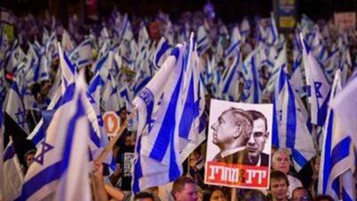 هزاران نفر در تل‌آویو برای آزادی اسرا تظاهرات کردند