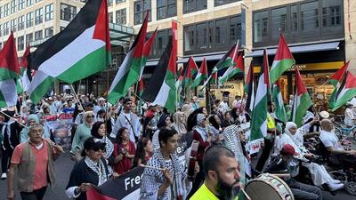 بازداشت حامیان فلسطین توسط پلیس برلین