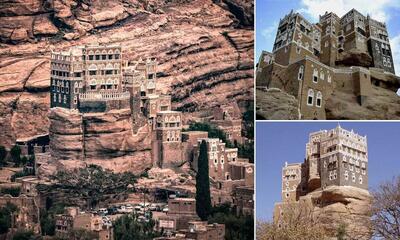 (تصاویر) کاخ دار الحجر؛ نمونه ای منحصر به فرد از معماری یمنی