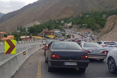 وضعیت جاده‌ها / محور هراز بسته شد