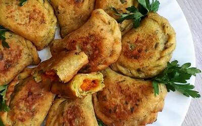 طرز تهیه پیراشکی قارچ و اسفناج