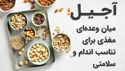 رازهای تناسب اندام با آجیل (اینفوگرافی)