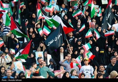 اجتماع دختران انقلاب در ورزشگاه آزادی- عکس خبری تسنیم | Tasnim