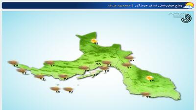 وزش باد نسبتا شدید جنوب غربی در مناطق  دریایی هرمزگان