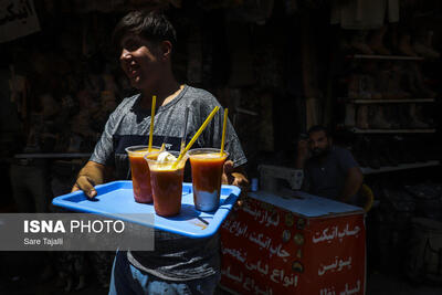 تصاویر: بازارگردی در گرمترین روز تابستان-کرمان