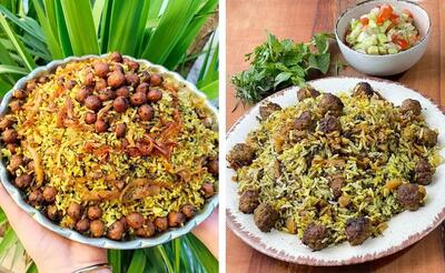 طرز تهیه کلم پلوی شیرازی به همراه ترفند گرفتن بوی بد کلم / دستور پخت سریع و راحت