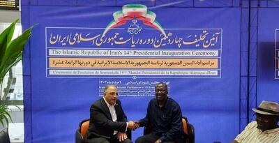 ورود نایب رئیس مجلس غنا در راس هیئتی به تهران