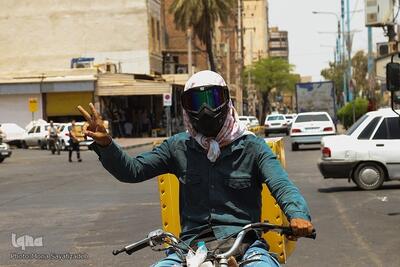 (تصاویر) زندگی در گرمای ۵۰ درجه