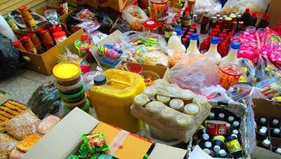 کشف انبار مواد غذایی تاریخ گذشته و تقلبی در همدان