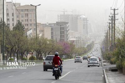 گرد و خاک البرز را فرا می‌گیرد