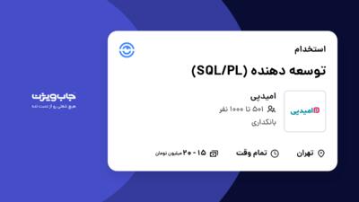 استخدام توسعه دهنده (SQL/PL) در امیدپی