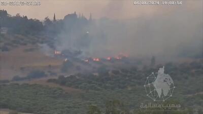 فیلم راکت باران مقر پدافند هوایی اسرائیل در پایگاه کیلع