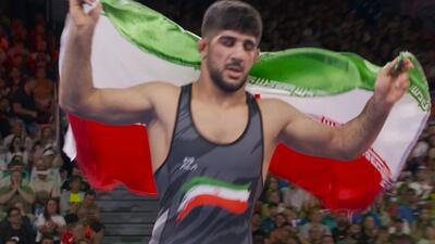 المپیک 2024/ کسب مدال طلا توسط سعید اسماعیلی با برد مقابل نماینده اوکراین
