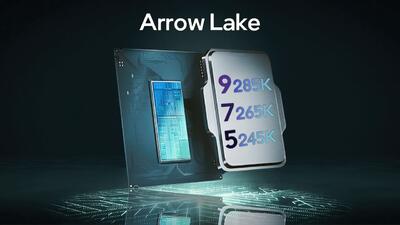 عملکرد قوی‌تر پردازنده Arrow Lake با وجود مصرف انرژی کمتر