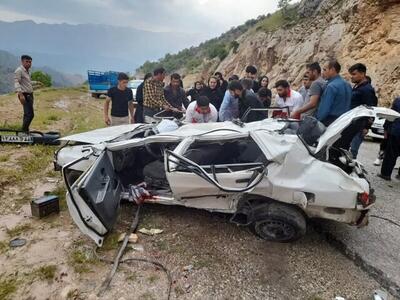 شهردار یان چشمه بر اثر واژگونی خودرو جان باخت