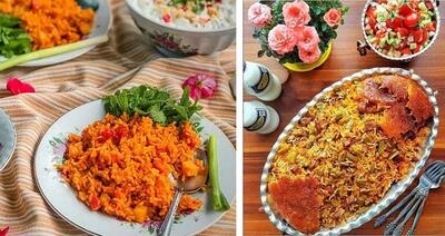 طرز تهیه پلو مخلوط با گوشت چرخ کرده / به ساده ترین روش بهترین غذا رو درست کن