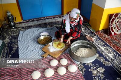 (تصاویر) تندیر نون، نان سنتی سوادکوه