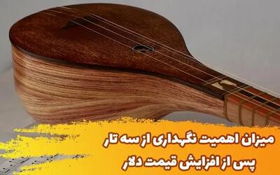 میزان اهمیت نگهداری از سه تار پس از افزایش قیمت دلار