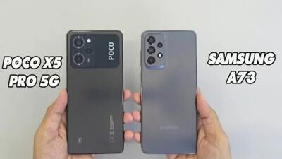 بررسی و مقایسه گوشی میانرده اندرویدی A73 و Poco X5 pro