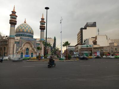 دیوارنگاره میدان فلسطین با طرحی از رئیس دفتر سیاسی حماس