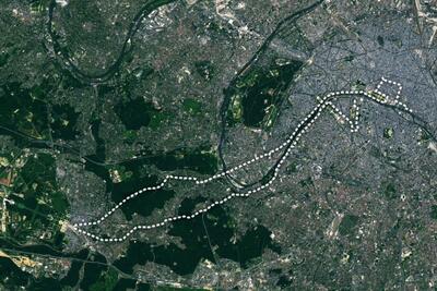 نقشه برداری از گرمای ماراتن المپیک پاریس با فناوری ناسا