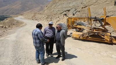 مسیرگشایی جاده دوم مسیر دسترسی پیرانشهر به تمرچین