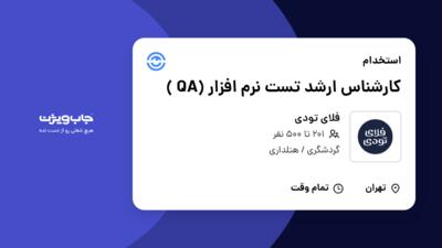 استخدام کارشناس ارشد تست نرم افزار (QA ) در فلای تودی