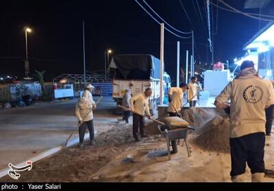 گروه جهادی شهید غیور اصلی گناباد در عراق موکب سازی می‌کند - تسنیم