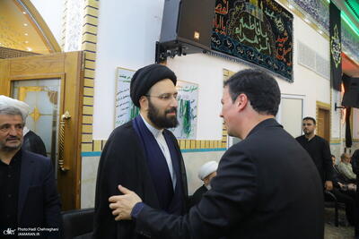  تصاویری جدید از نوه امام خمینی(ره) در یک مراسم