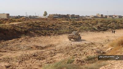 لایروبی رودخانه خشک شیراز در راستای جلوگیری از شیوع پشه آئدس