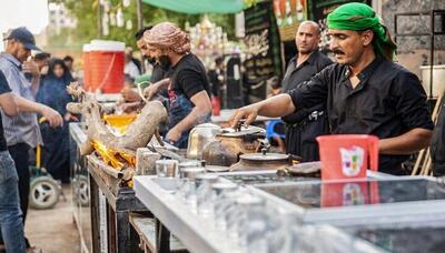 اسکان ۱۵۰۰ نفر از زائران به صورت روزانه در موکب محسنین رشت