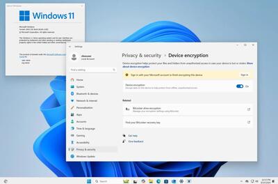 رمزگذاری دستگاه‌ها با BitLocker به‌صورت پیش‌فرض در ویندوز 11 فعال می‌شود