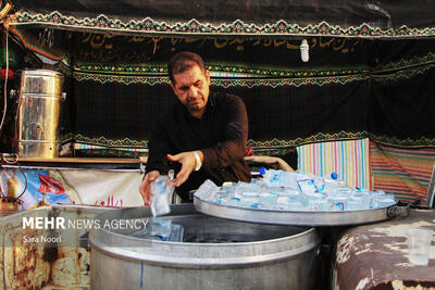 برپایی ۱۵ موکب اربعین در ملایر