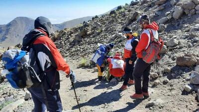 نجات ۲ کوهنورد مفقود شده در سبلان