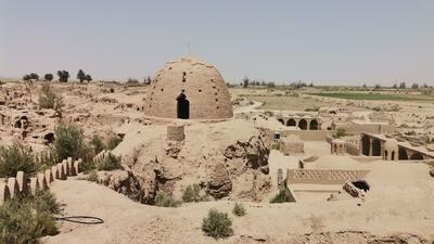 آب انبار روستای کریت طبس مرمت می‌شود