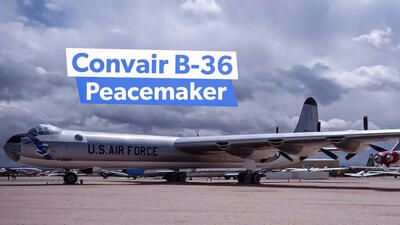 (عکس) بمب افکن B-36 Peacemaker؛ داستان بزرگ ترین هواپیمای نیروی هوایی آمریکا