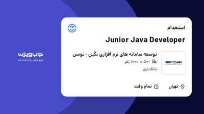 استخدام Junior Java Developer در توسعه سامانه های نرم افزاری نگین - توسن