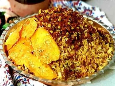 طرز تهیه ونوشک پلو کرمانشاهی