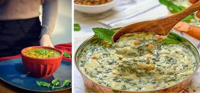 طرز تهیه آش اسفناج خوشمزه و لذیذ / با این دستور یه شام مقوی و بی نظیر آماده کن