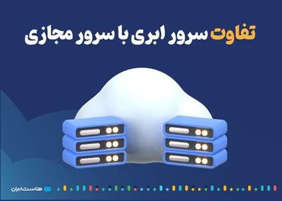 تفاوت سرور ابری با سرور مجازی