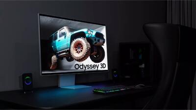 سامسونگ مانیتور Odyssey 3D را معرفی کرد؛ نمایش محتوای سه‌بعدی بدون نیاز به عینک