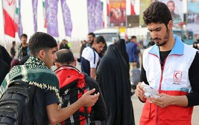 امدادرسانی هلال احمر کرمانشاه به ۹۰۰ زائر اربعین