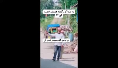 به شما کی گفته همستر نصب کنین  این رو بفرست براش !!