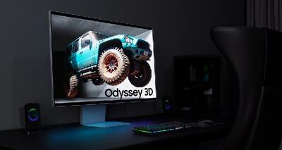 سامسونگ از مانیتور گیمینگ سه بعدی Odyssey 3D بدون نیاز به عینک رونمایی کرد